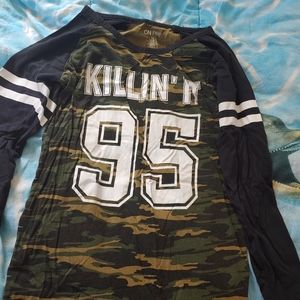 Graphic long sleeve shirt